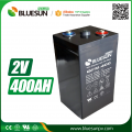 BLUESUN AGM Solar Batteries Rechargeable 2V 400AH Battery Lead Acid Storage Batteries With Pack