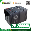 Bluesun 2000ah battery 2v 2000ah deep cycle rechargeable battery 2v 1000ah 2v solar batteries