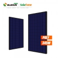 Bluesun PV Module Polycrystalline Solar Panel 345W 345Watt 345 W  Black Solar Panels For Home