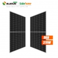 Bluesun Half Cut Cell PV Modules Perc Solar Panel Mono 370W 370Wp 370Watt Solar Panels