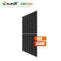 Bluesun Mono Bifacial Perc 450W Solar Panel Double Glass Solar Panels Half Cell 450Watt 450 Wp