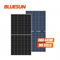 Bluesun Half Perc 166mm Cells 435 Watt 440W 445W 450W 455W Mono Solar Panel Commercial Use
