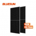 Durable Bluesun Solar 400 Watt 400W 158.75mm Solar Cell Half Cut Solar Panel