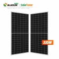 Hefei Bluesun Solar 335Watt 335W Single Crystal 158.75mm Monocrystalline Half Cut 335W Solar Panel