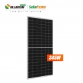 345W Bluesun Solar 340W 345W 350W Photovoltaic 60Cell 345Watt Mono Half Cut PV Panels