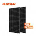 345W Bluesun Solar 340W 345W 350W Photovoltaic 60Cell 345Watt Mono Half Cut PV Panels