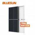 Bluesun New Arrivals High Efficiency 210mm Solar Cell Solar Panel 540W 550W 555W Half Cell Solar Panel Mono Solar Panel