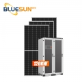 Hybrid 120KW solar power system with storage system