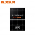 Bluesun high efficiency black frame pv solar panel 450watt  jet n-type 450w mono shingled solar panels price