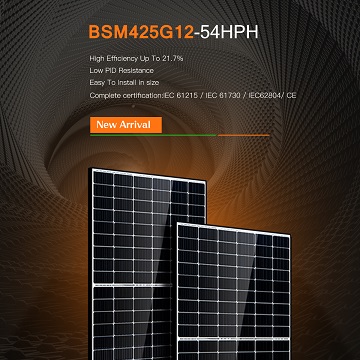 Bluesun unveils 54-cell 425W solar panel with 21.25% efficiency