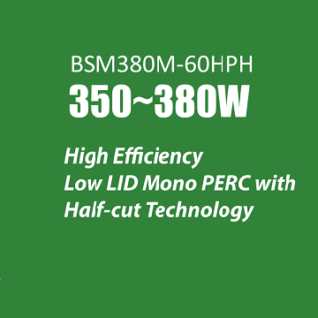 Bluesun BSM380M-60HPH 350W-380W Perc Half Cell Solar Panel Datasheet