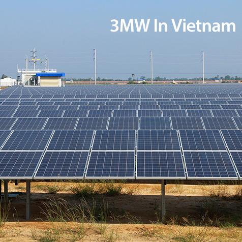  3MW Solar power plant in Vietnam 