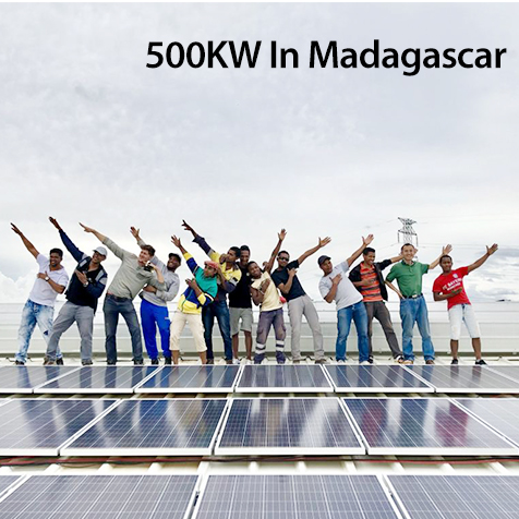 	 500KW off grid solar system in Madagascar