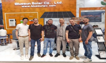 Bluesun team appeared at Intersolar Europe 2023 held in Germany