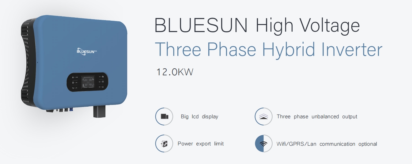 Buy Bluesun High Frequency 12kW AC 3 Phase Hybrid Solar Inverter For Solar  Energy Storage System,Professional Bluesun High Frequency 12kW AC 3 Phase  Hybrid Solar Inverter For Solar Energy Storage System Manufacturers