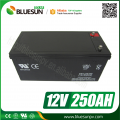 Bluesun Deep Cycle AGM/GEL Solar Battery 12V 100Ah 200Ah 250Ah For Solar Energy Systems