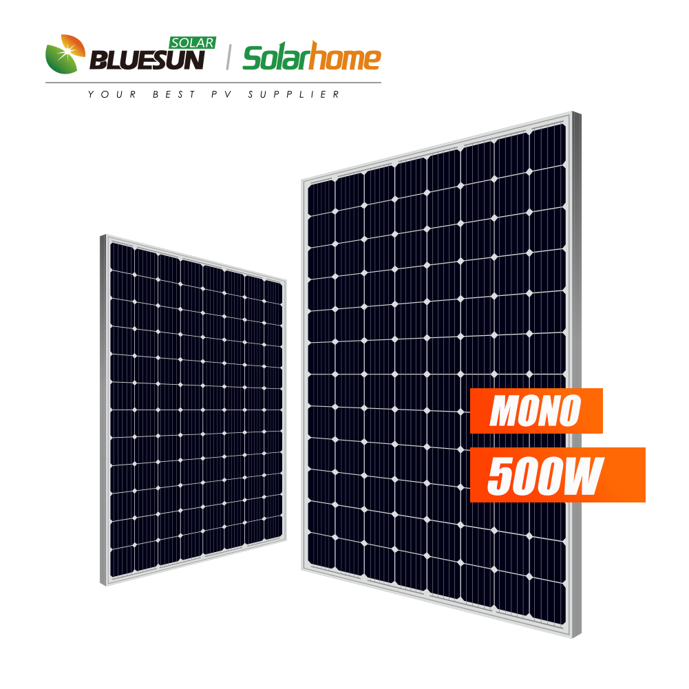 Buy Bluesun Single Panel Mono 500W 500WATT 500WP Solar Panel PV  Module,Professional Bluesun Single Panel Mono 500W 500WATT 500WP Solar Panel  PV Module Manufacturers