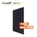 Bluesun bifacial solar panels double glass monocrystalline solar panel 390w high efficiency bipv panels