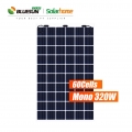 Bluesun High Efficiency 320w Bifacial High Efficiency Solar Panel 320 watt Bifacial solar panels