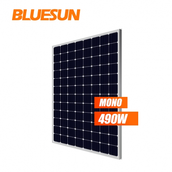 5BB Panel Solar Mono 490w 500w High Efficiency 48v 500w Monocrystalline