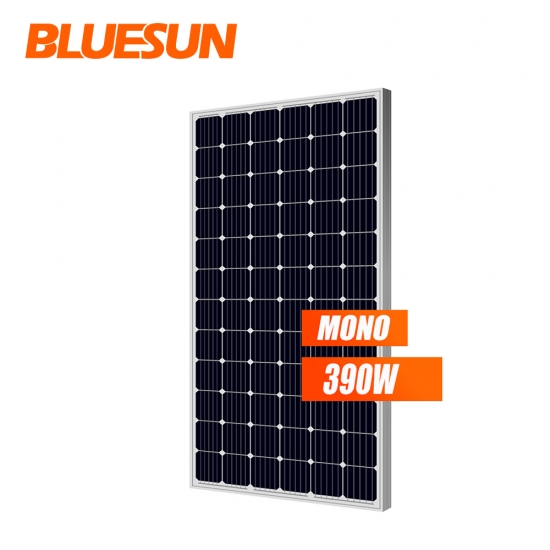 High efficiency 48v monocrystalline flexible solar panel 390w 390 watt mono solar PV panel europe warehouse