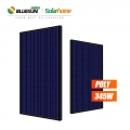 Bluesun PV Module Polycrystalline Solar Panel 345W 345Watt 345 W  Black Solar Panels For Home