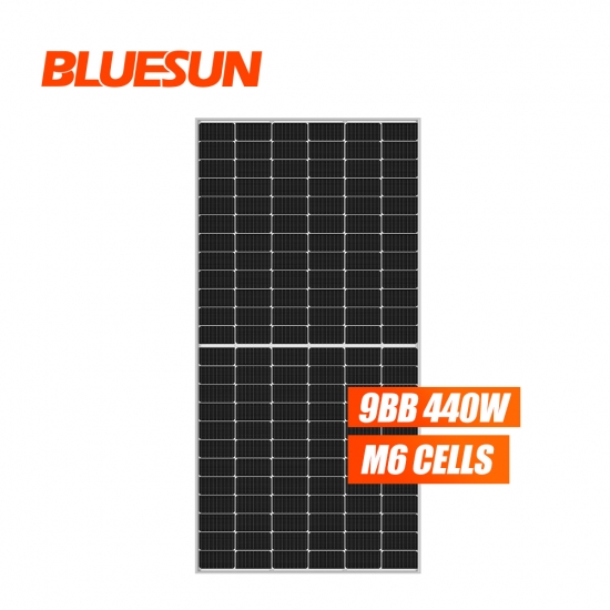 Bluesun 144Cell Solar Panel 9BB 440W Mono PV Module