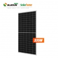 Hefei Bluesun Solar 335Watt 335W Single Crystal 158.75mm Monocrystalline Half Cut 335W Solar Panel