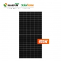 Bluesun MBB Tech 405w Half Cell Monofacial Glass 405watt Solar Panel Monocrystalline Solar Module