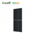 Bluesun 210mm solar cell 550watt double glass solar panel solar 550w bifacial half cell pv mono solar panel 210mm bipv panel solar