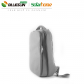 Bluesun solar backpack smart bag outdoor solar panel power battery backpack with usb charging port