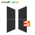 USA warehouse 455W solar panel 455watt half cut 144 cell mono solar panel in California