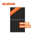 Bluesun EU Stocks Mono-Facial 166mm Black Frame 375W Solar Panel