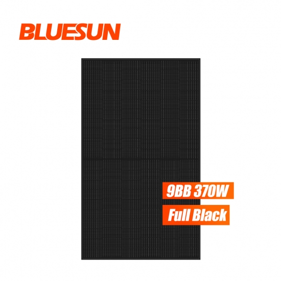 370watt black frame solar panel