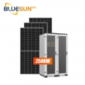 Bluesun 150KW Solar System Hybrid 250KW Solares Commercial Industrial Energy Storage Micro-Grid Solutions