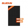 Bluesun USA UL Certification Black PV Panel 370Watt Monocrystalline Solar Panels Half Cell 370Wp PV Module