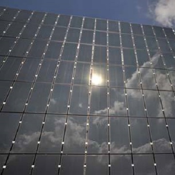 The next outlet for green technology? Photovoltaic glass helps city change