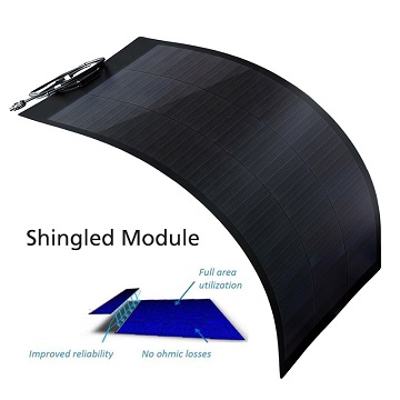 High Efficiency Mono Small Solar Panels---Shingled&Semi-flexible Solar Panels