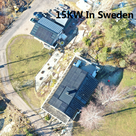 Bluesun 15KW Solar System In Sweden