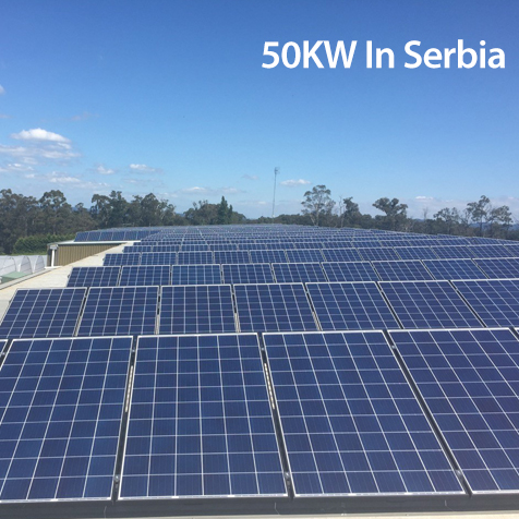 50kw on grid solar system in serbia