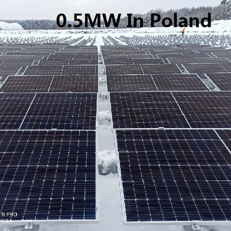 Bluesun 0.5MW Floationg Solar Power Plant In Poland