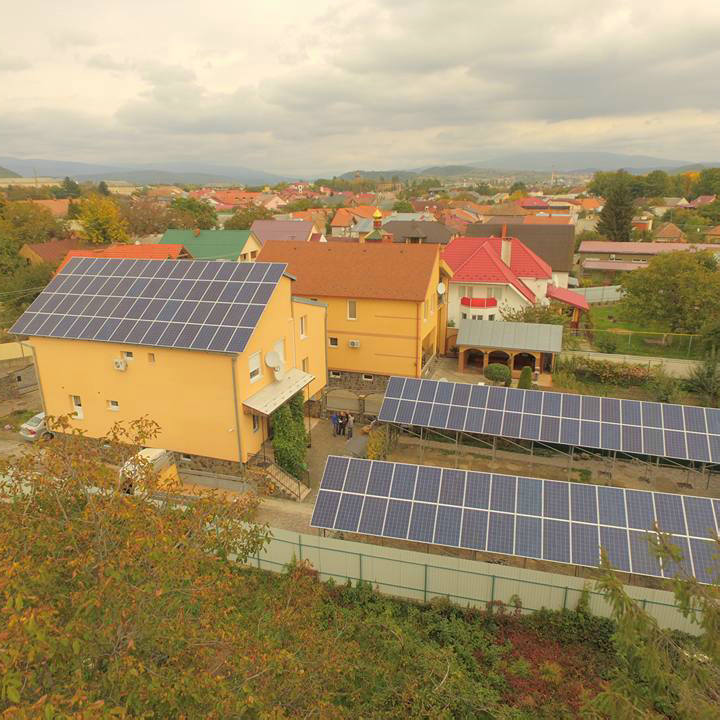 30KW Grid Solar System in Ukraine for Residential