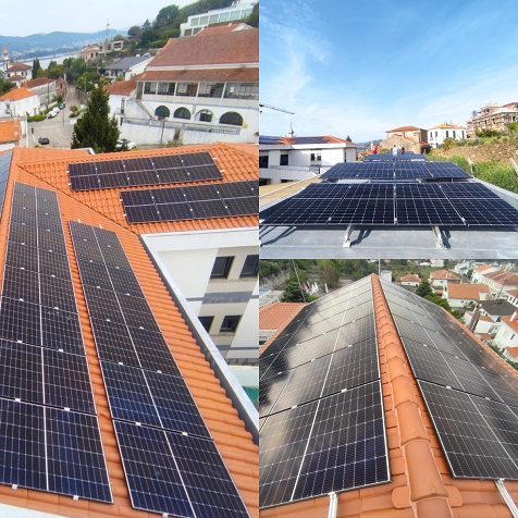  Bluesun 60KW On Grid Solar System In Portugal