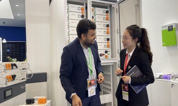 Bluesun team at SNEC PV POWER & Energy Storage EXPO 2023 in Shanghai China