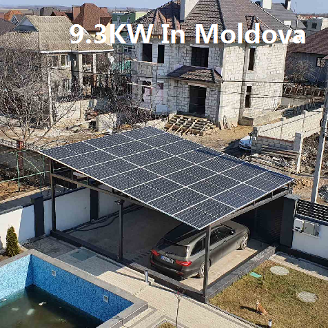 Bluesun 9.3KW On Grid Solar System In Moldova