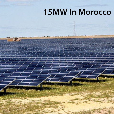 15MW Solar power plant IN Morocco
