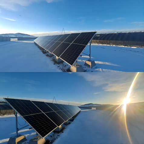 BLUESUN 10KW Hybrid  SOLAR SYSTEM IN Erdenet,Mongolia