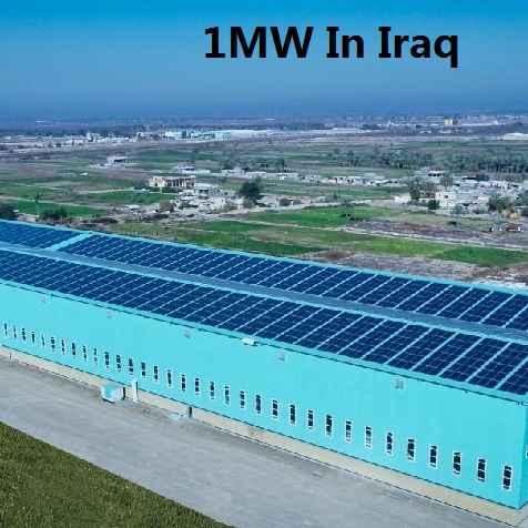 Bluesun Solar 1MW Solar Plant In Iraq