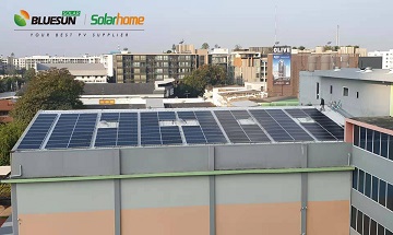 Bluesun 100KW Rootop Solar Projects In Thailand