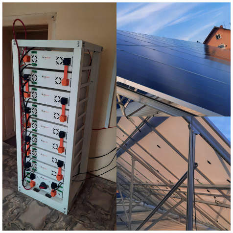 Bluesun 20kw off grid solar system in Serbia